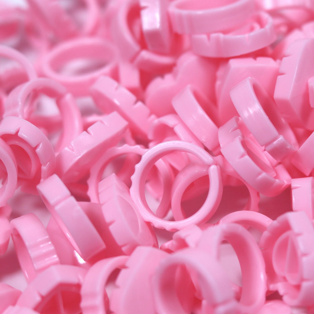 Pink Glue Rings